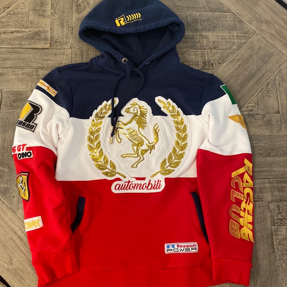 Men’s racing sweatshirt hoodie